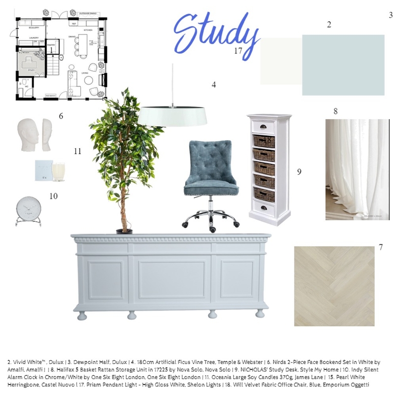 Study Mood Board by scottmoira on Style Sourcebook