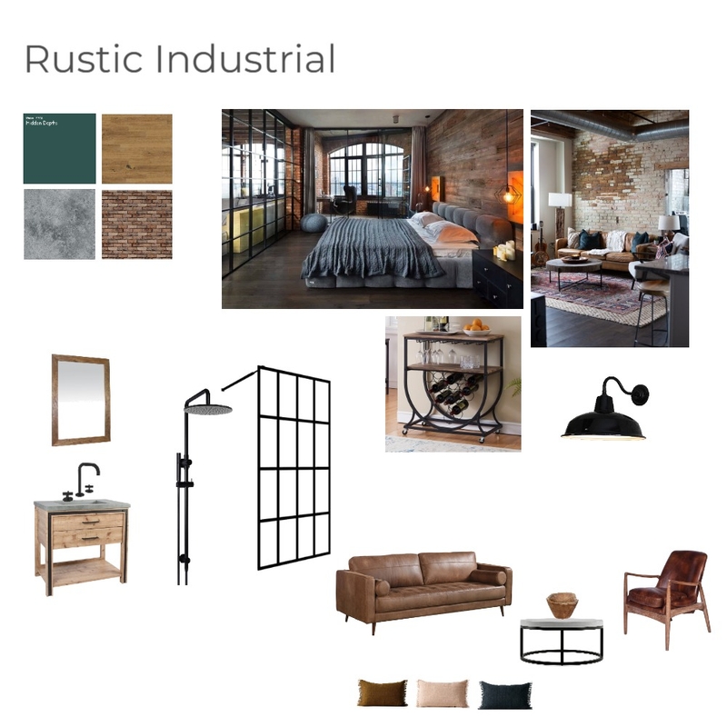 Rustic Industrial_New Mood Board by anita.garciazamb on Style Sourcebook