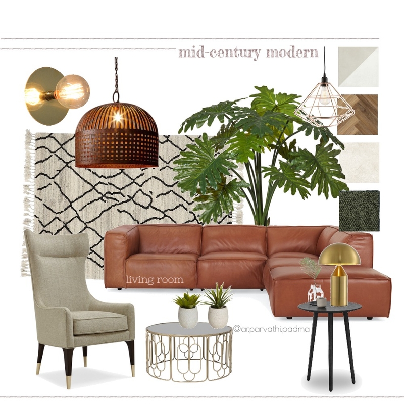 Mid-century modern Mood Board by parvathi.padma on Style Sourcebook