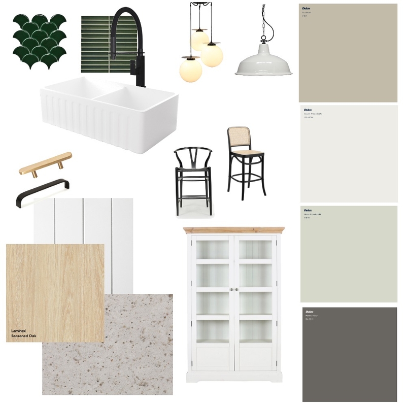 kitchen Mood Board by Hannah Pride on Style Sourcebook