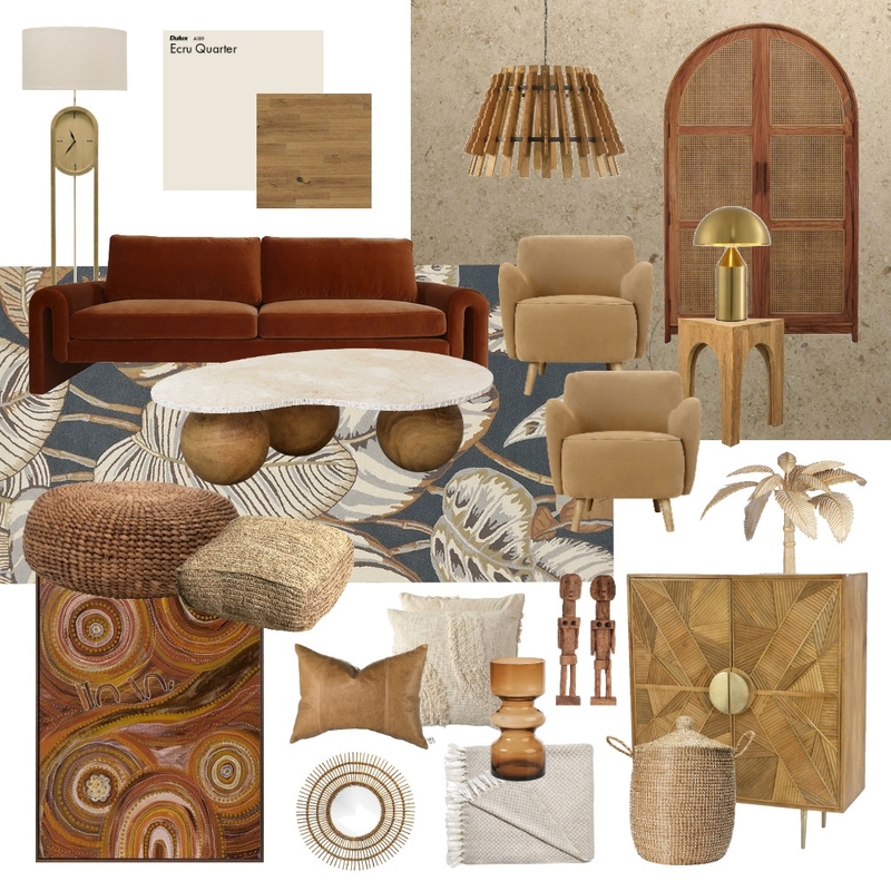 Warm Tropical Mood Board by monicawillis on Style Sourcebook