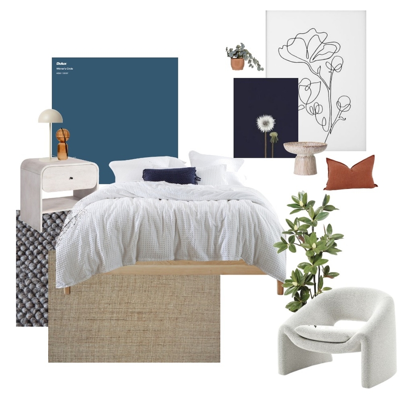 Module 9 Bedroom Mood Board by nicoleruxton on Style Sourcebook