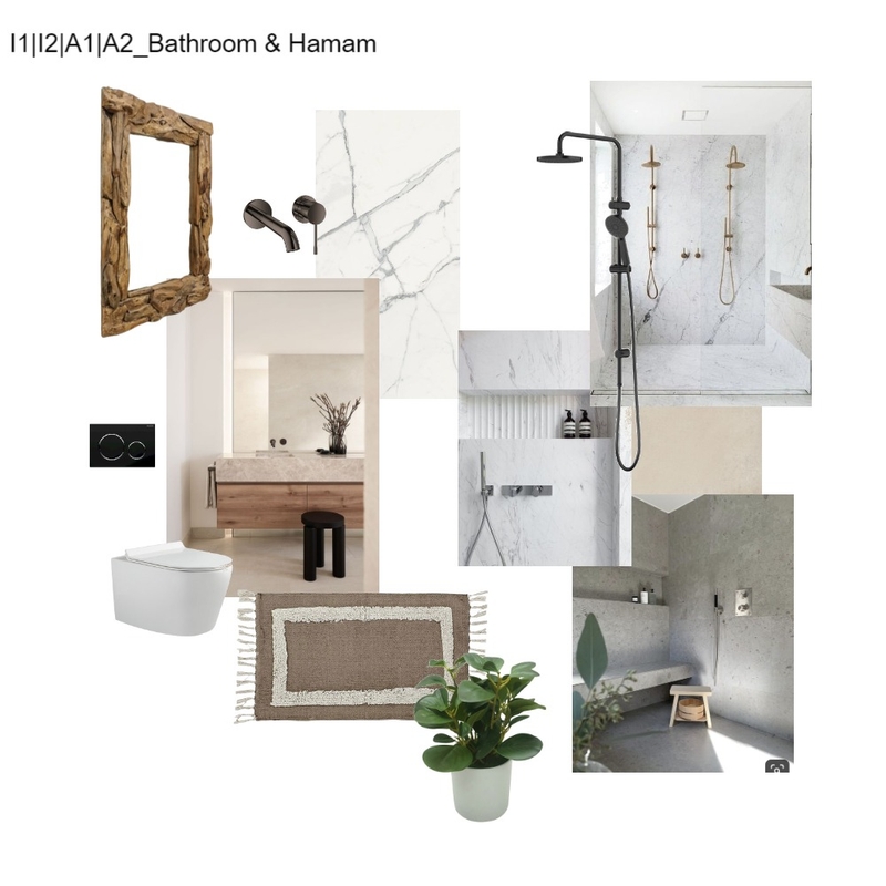 GR_I1.I2.A1.A2_BATHROOM & HAMAM Mood Board by Dotflow on Style Sourcebook
