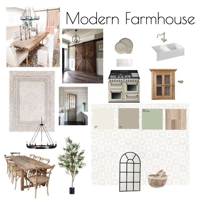 Modern Farmhouse 1 Mood Board by hyounkin on Style Sourcebook