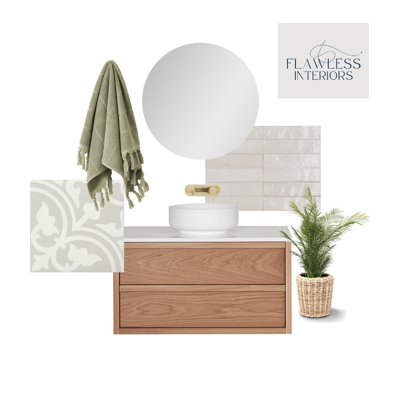 Eltham Powder Room Mood Board by Flawless Interiors Melbourne on Style Sourcebook