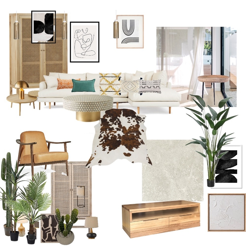 Mid Century meets Mediterranean Mood Board by Sarah Beardwell on Style Sourcebook