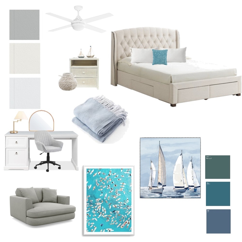 Bedroom Mood Board (Midterm) Mood Board by meganstarkey on Style Sourcebook