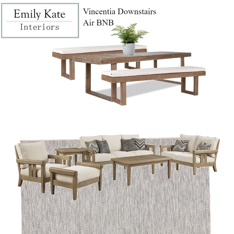 Jo Vincentia Downstairs Outside Mood Board by EmilyKateInteriors on Style Sourcebook