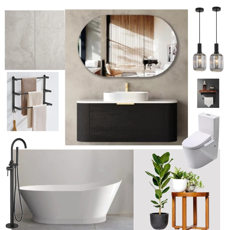 Drew and Leah-Bathroom Mood Board... Mood Board by bianca.donascimento on Style Sourcebook