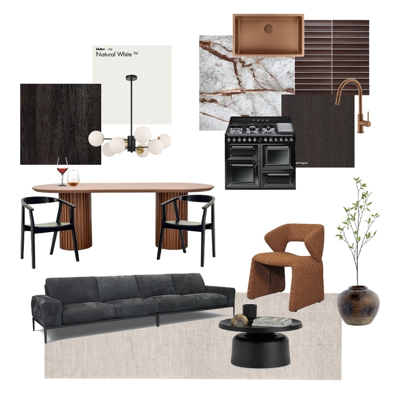 Chocolate and Red Wine Mood Board by Studio Rae on Style Sourcebook