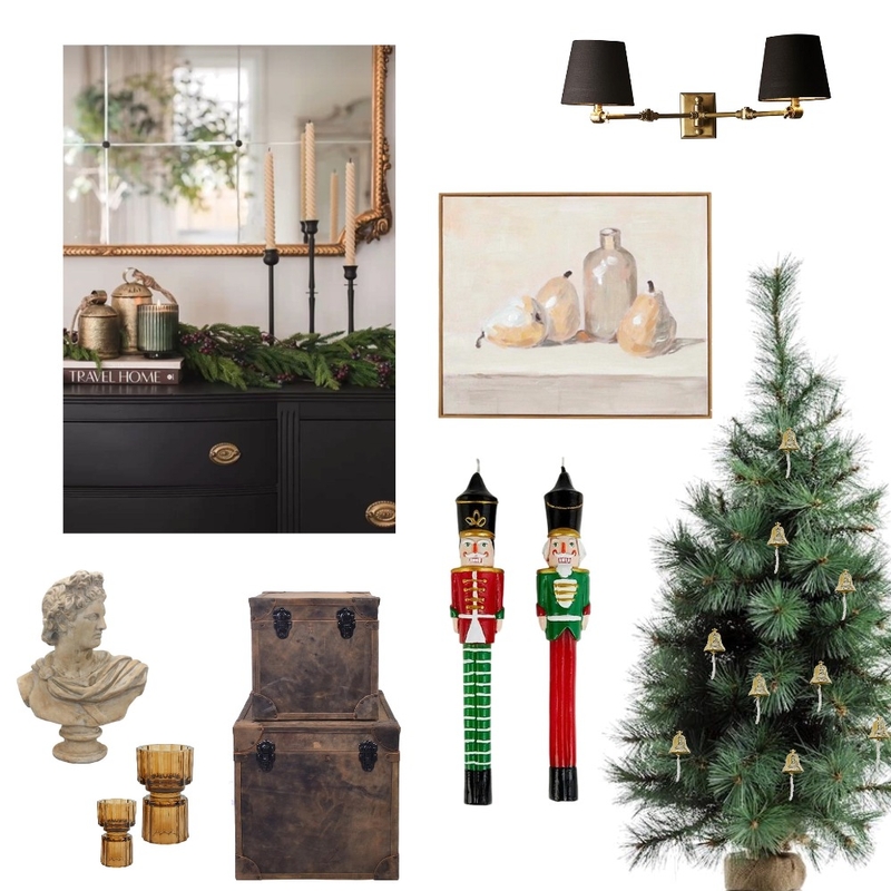 christmas tree moody decor Mood Board by Clare.p on Style Sourcebook