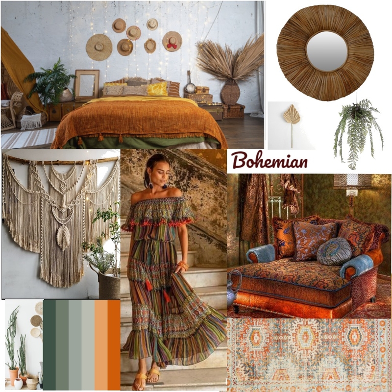 Bohemian Moodboard Mood Board by CERAALE on Style Sourcebook