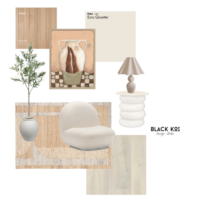 BK Office - Entry Option 2 Mood Board by Black Koi Design Studio on Style Sourcebook