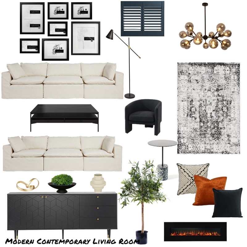 Contemporary Living Room- SM2 Mood Board by Nothando on Style Sourcebook