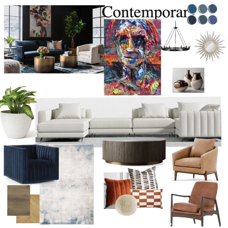 Contemporary Mood Board Mood Board by rreedjw01 on Style Sourcebook