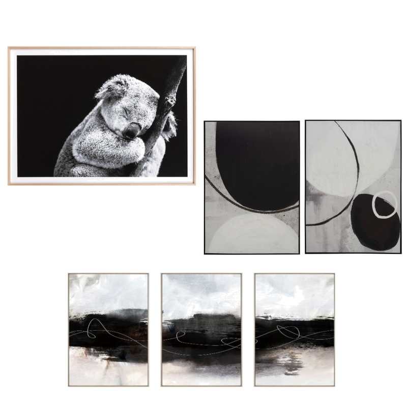 Monochrome Koala Mood Board by Megan Darlington on Style Sourcebook