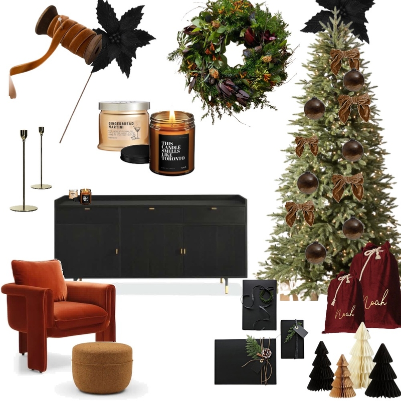 2022 Christmas Mood Board by Oleander & Finch Interiors on Style Sourcebook