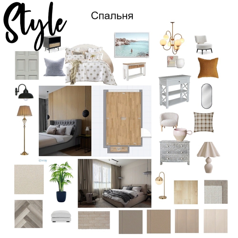 Спальня для Ольги Mood Board by Anna Cirillovna on Style Sourcebook