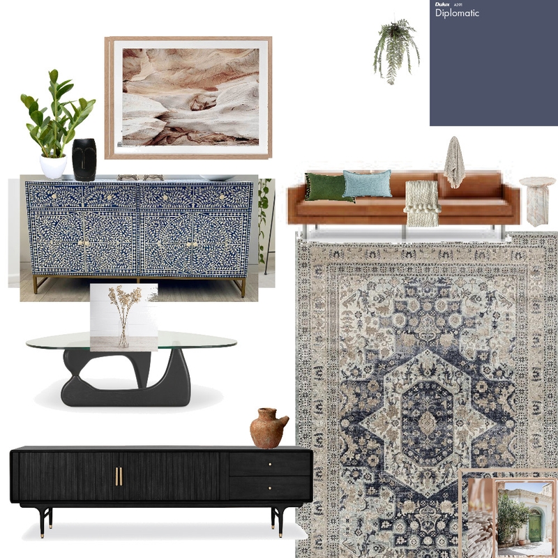 Modern Boho Loungeroom Mood Board by Ssundar on Style Sourcebook