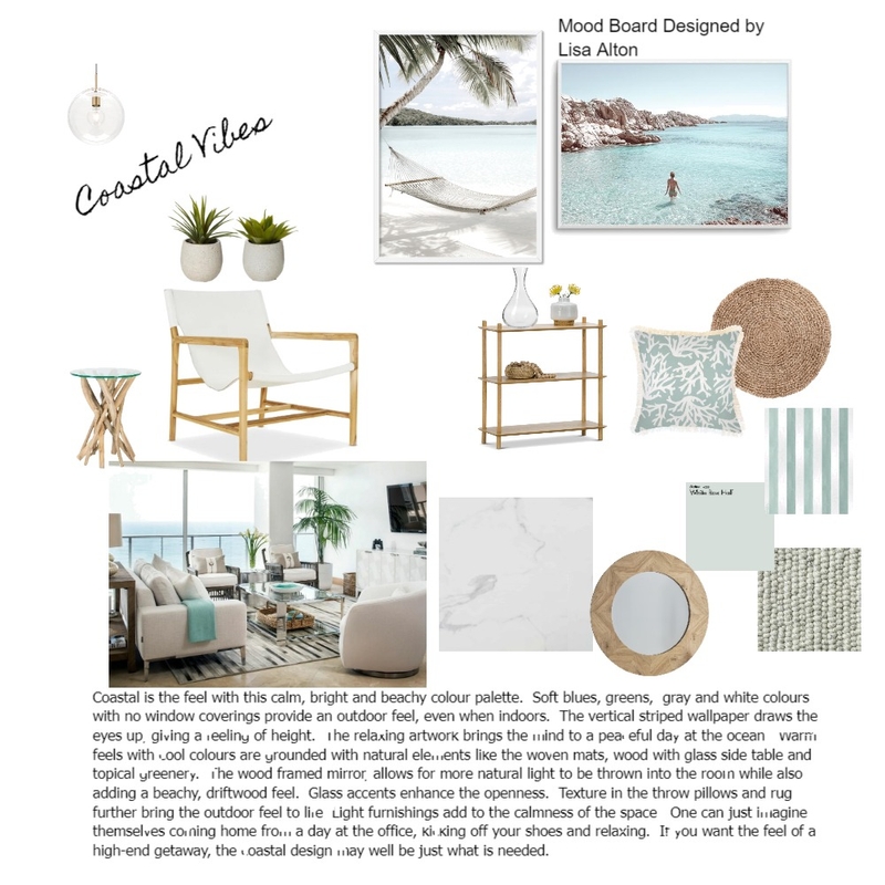 Coastal Vibes Mood Board by lisa.alton1@gmail.com on Style Sourcebook