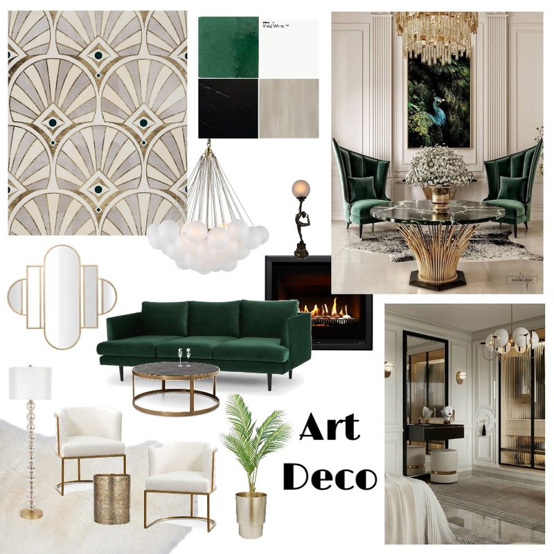 Art Deco Mood Board by lauren.robbins on Style Sourcebook