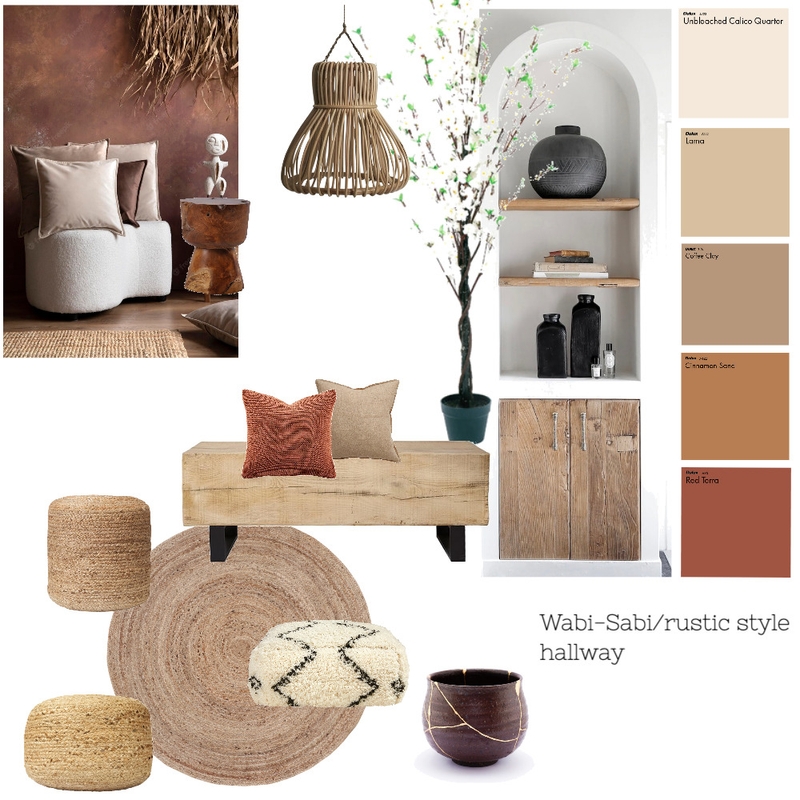 Monochromatic wabi sabi/rustic Mood Board by Clairepean on Style Sourcebook