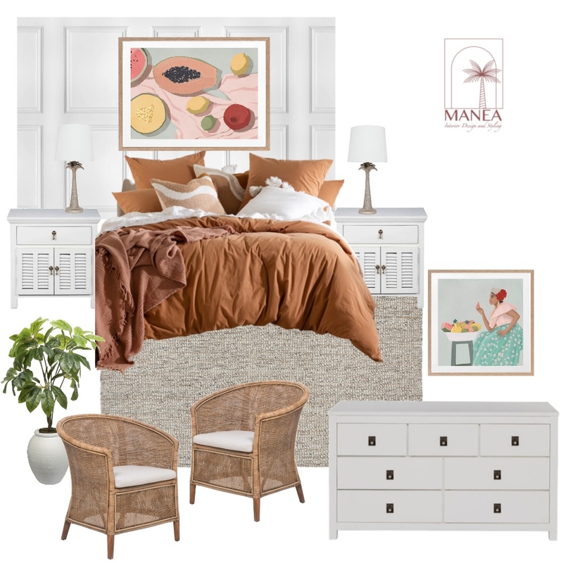 Guest Bedroom Mood Board by Manea Interior Design & Styling on Style Sourcebook