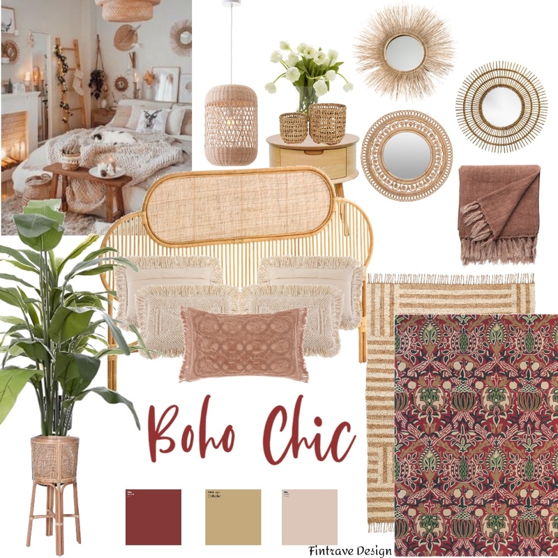 Boho Chic Mood Board by yacine on Style Sourcebook