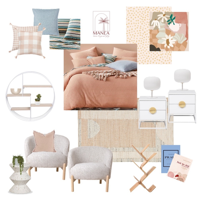 Teen Girl Bedroom Mood Board by Manea Interior Design & Styling on Style Sourcebook