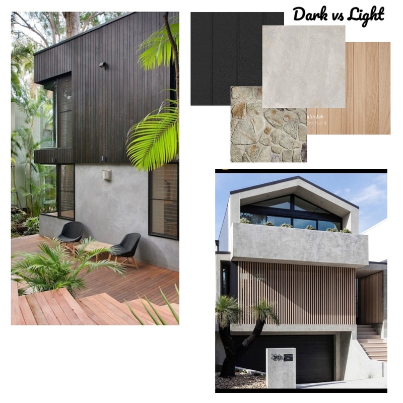 Dark vs Light - External Mood Board by simply_laine on Style Sourcebook