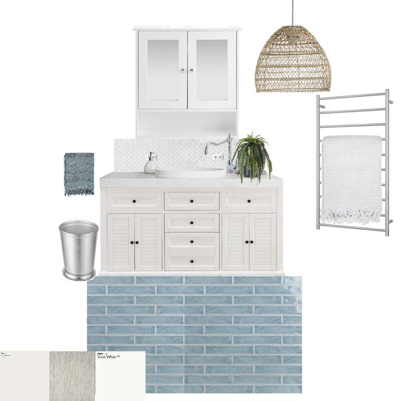 DRAFT Weekend Makeover Hamptons Bathroom Mood Board by Adua on Style Sourcebook