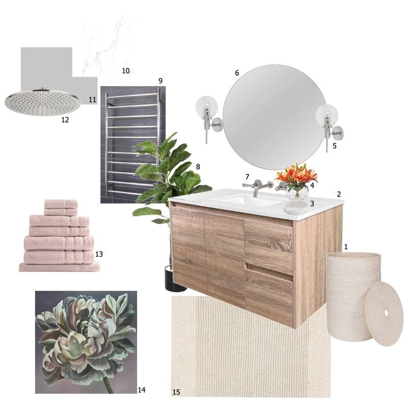 Ensuite Mood Board by Brie on Style Sourcebook