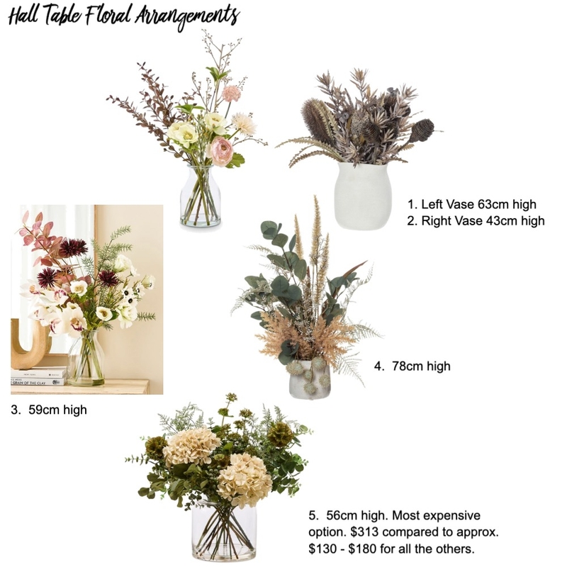 Hall Table Floral Arrangements Mood Board by smuk.propertystyling on Style Sourcebook