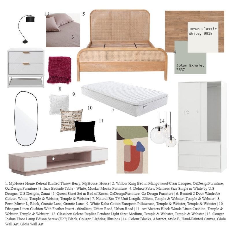 Bedroom Mood Board by malakradwan on Style Sourcebook