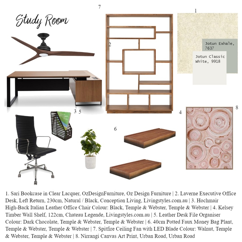 Study room Mood Board by malakradwan on Style Sourcebook