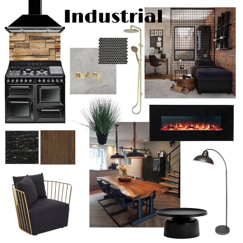 Industrial Moodboard Mood Board by astclare on Style Sourcebook