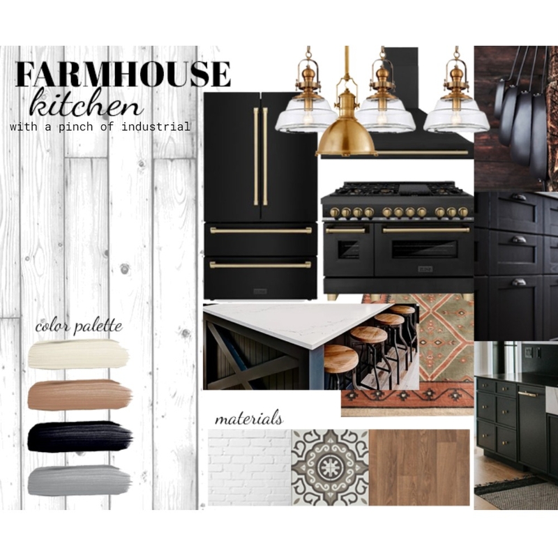 Farmhouse kitchen Mood Board by Cristiana on Style Sourcebook