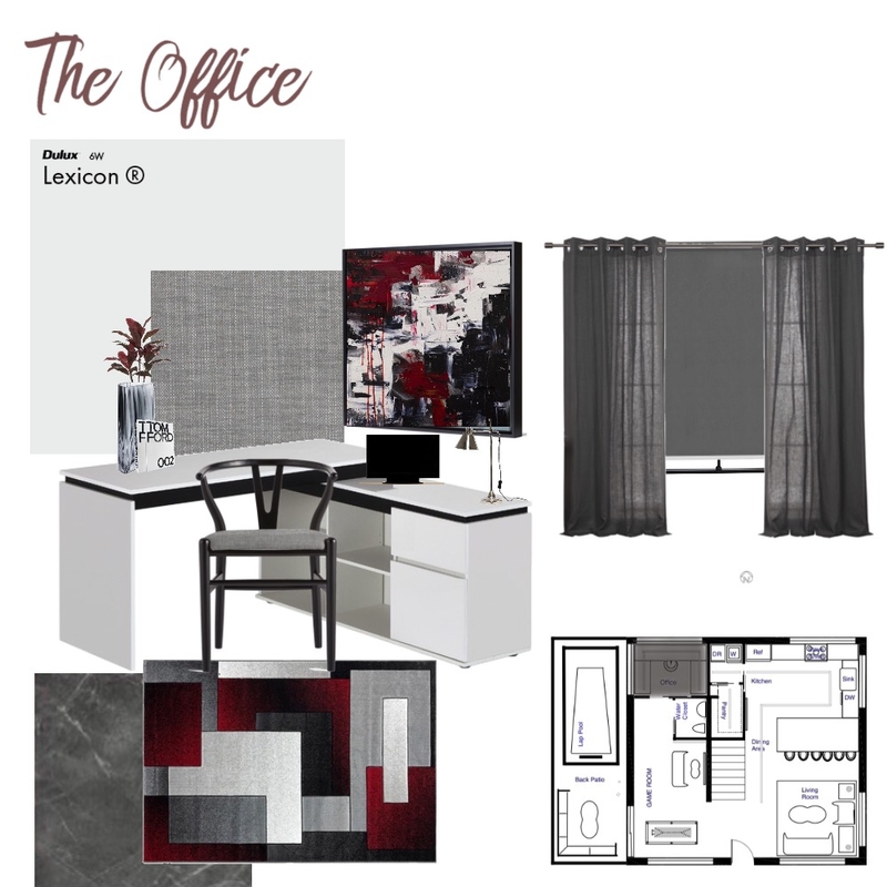 Office Mood Board by CourtneyDotson on Style Sourcebook