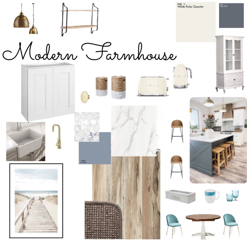 Modern Farmhouse Kitchen Mood Board by Meesh5828 on Style Sourcebook