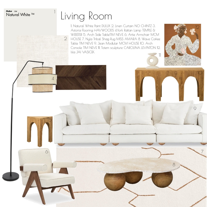 Living Room Mood Board by Abode Collective on Style Sourcebook