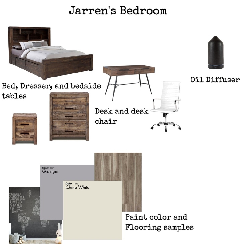 Jarrens Bedroom Mood Board by jarren.tye on Style Sourcebook