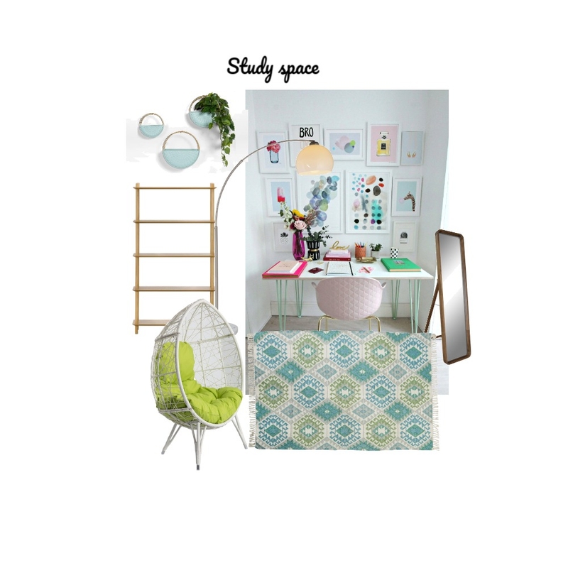 Teen study space Mood Board by Tara_Guna on Style Sourcebook