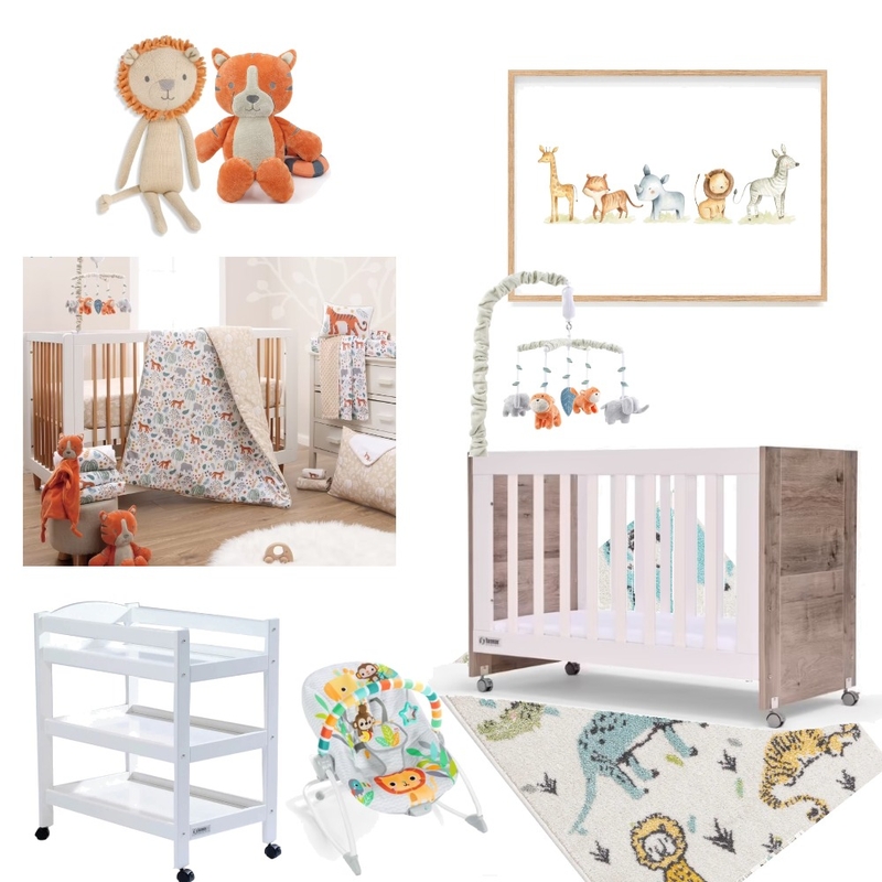 Safari Nursery Mood Board by Lucey Lane Interiors on Style Sourcebook