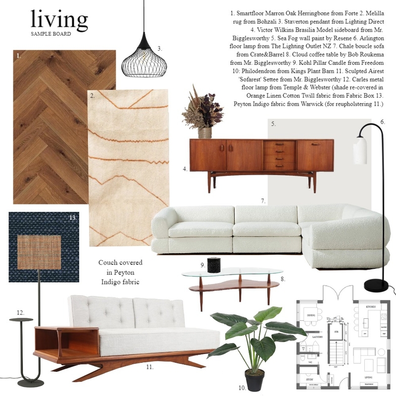 Living Mood Board by Ella Harrison on Style Sourcebook