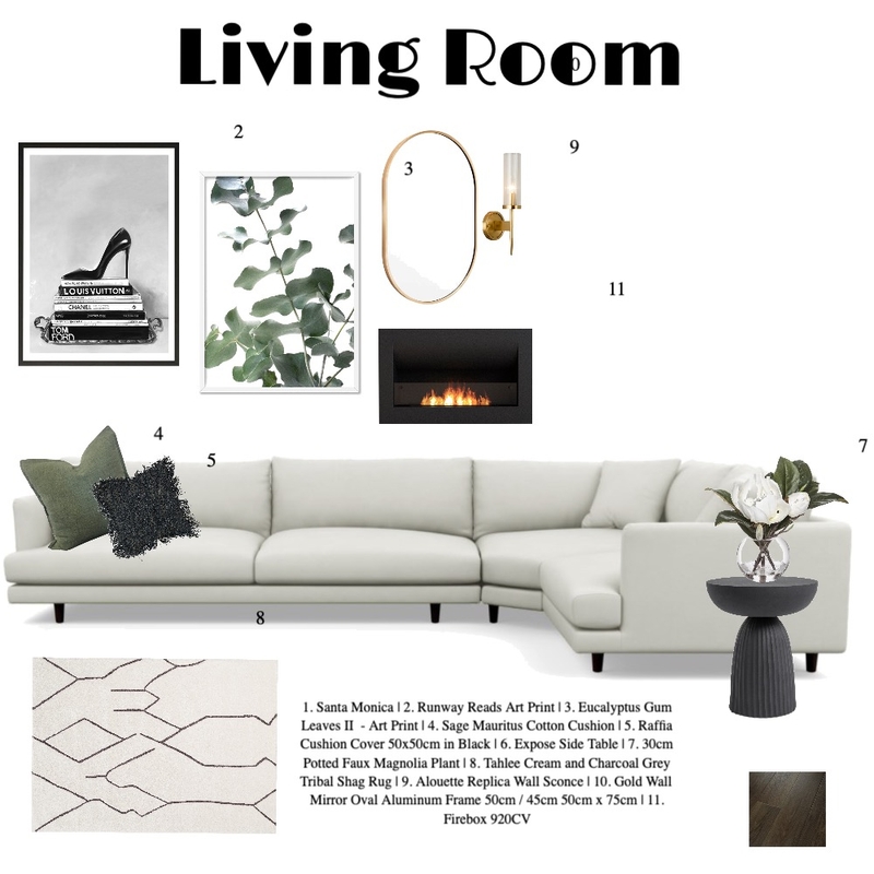 Living Room Mood Board by BrittneyFarivar91 on Style Sourcebook