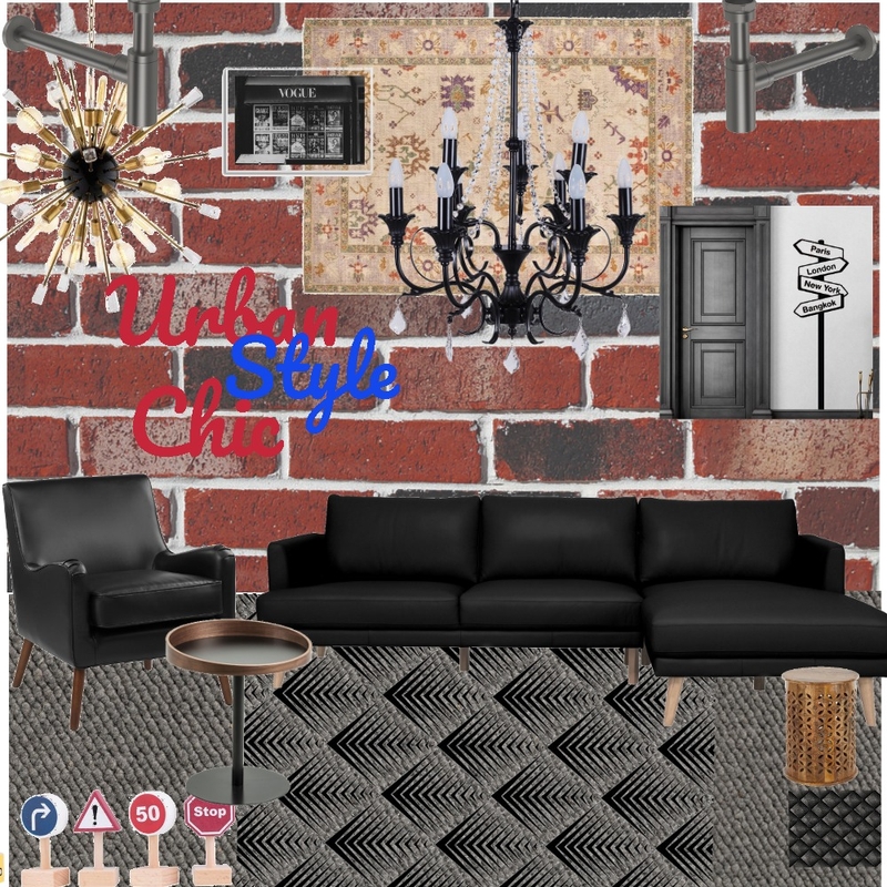 Urban Chic Style Mood Board by Tammy on Style Sourcebook