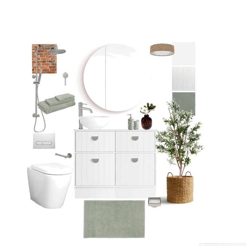 Bathroom Sample Board V2 - Ash & Lucinda Mood Board by AJ Lawson Designs on Style Sourcebook