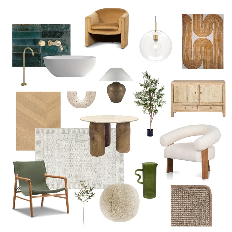 Earthy Mood Board by designmstudio on Style Sourcebook