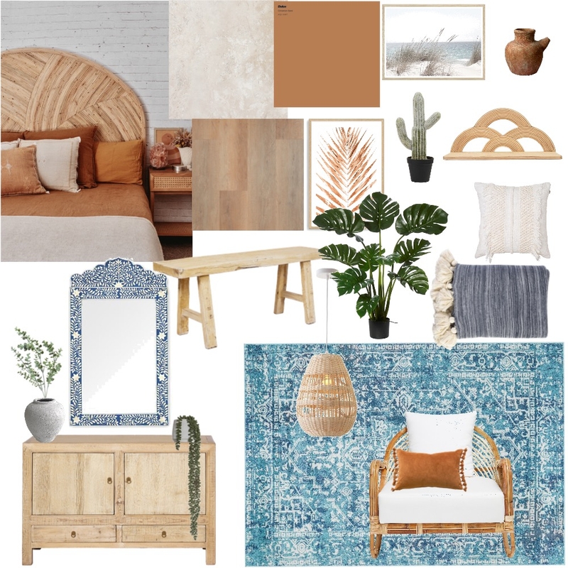 Bohemian Bedroom Mood Board by briannajade on Style Sourcebook