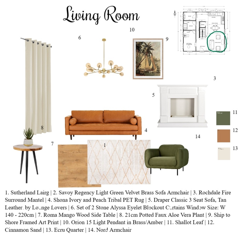 living room Mood Board by Iman Sawan on Style Sourcebook